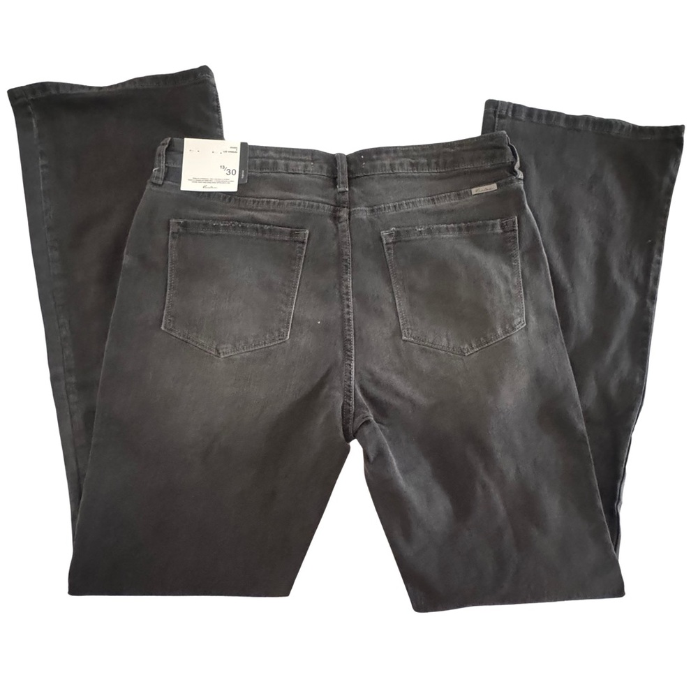 KanCan Margaret High Rise Bootcut Jeans 13/30 NWT Gray Black Wash Button Fly - Picture 5 of 9